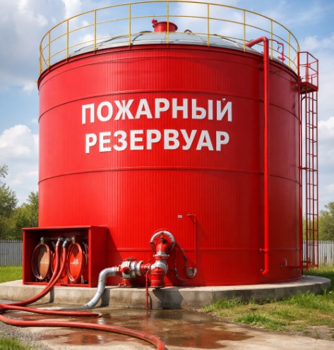 Пожарный резервуар